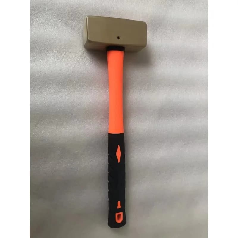 1kg Copper Sledge Hammer | Non-Sparking Safety Tool | Fiberglass Handle for Hazardous Areas - Thumbnail 3