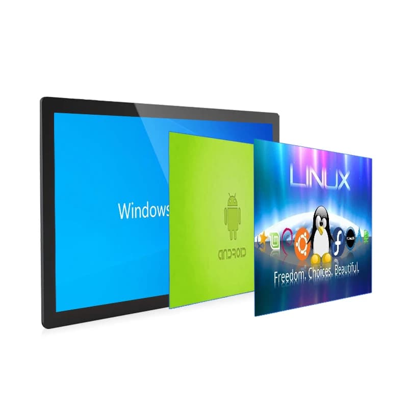 13.3 All-in-One Touchscreen PC | VESA Mountable | Windows 10/11 Compatible Industrial Panel - Thumbnail 2