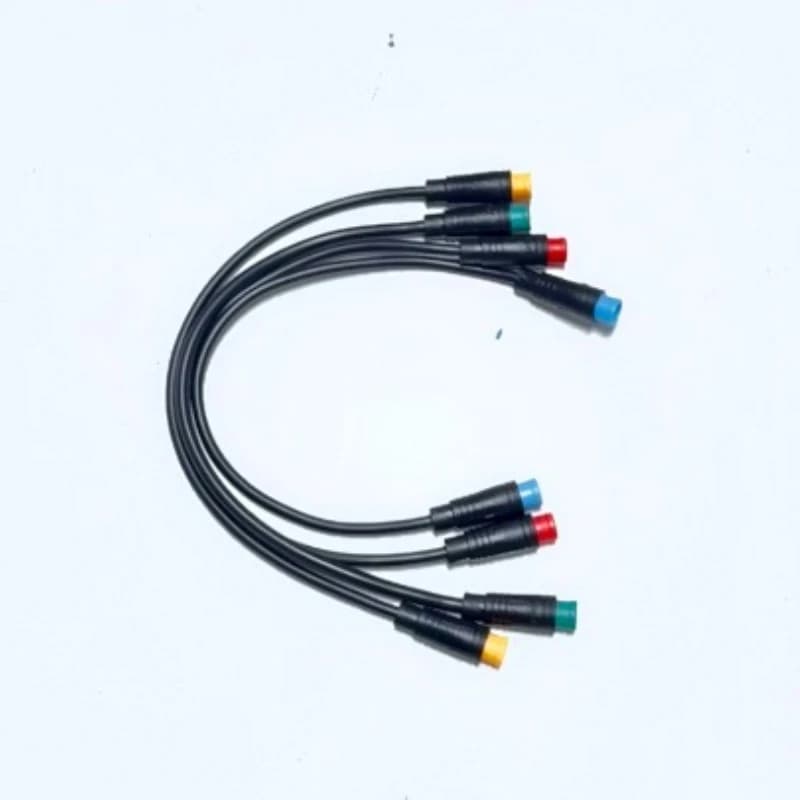 1Pcs M8 2 3 4 5 6 Pin Electric Bicycle Butt Joint Plug Waterproof for Ebike Display Cable Female Male Optional Connector 20CM - Thumbnail 5