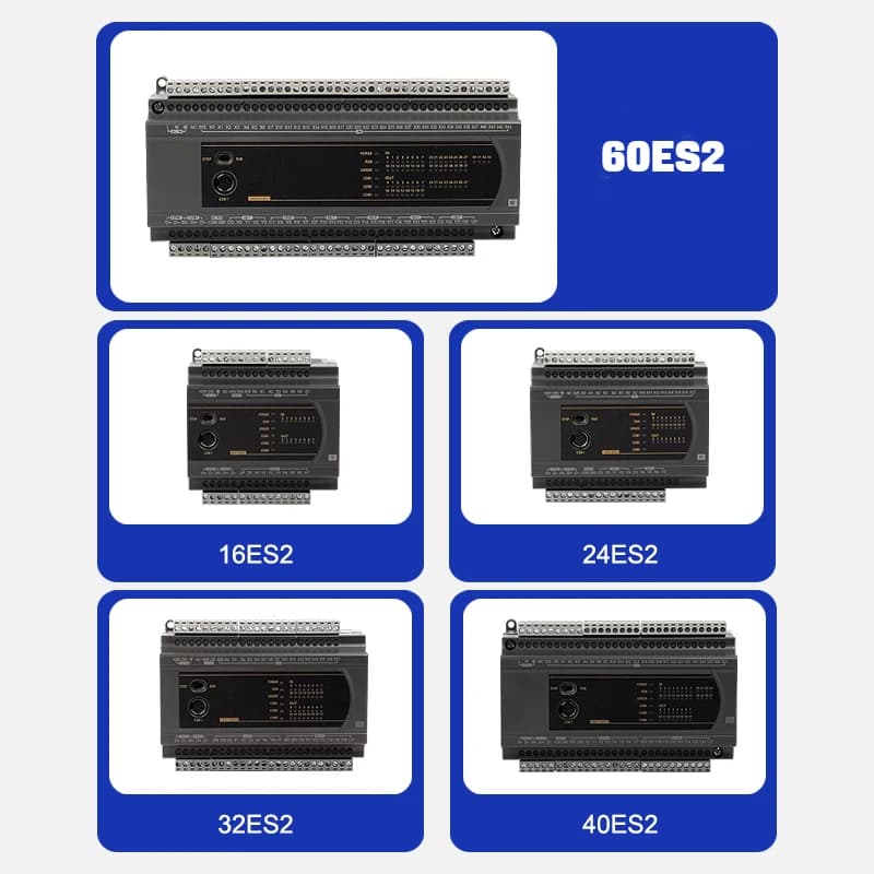 Delta-Compatible PLC Controller | DVP-ES200 Series | Industrial Automation Module - Thumbnail 4