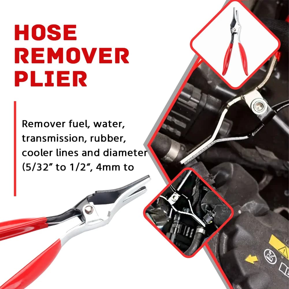Hose Clamp Pliers Set | 4-Piece Labor-Saving Auto Repair Tool Kit - Thumbnail 5