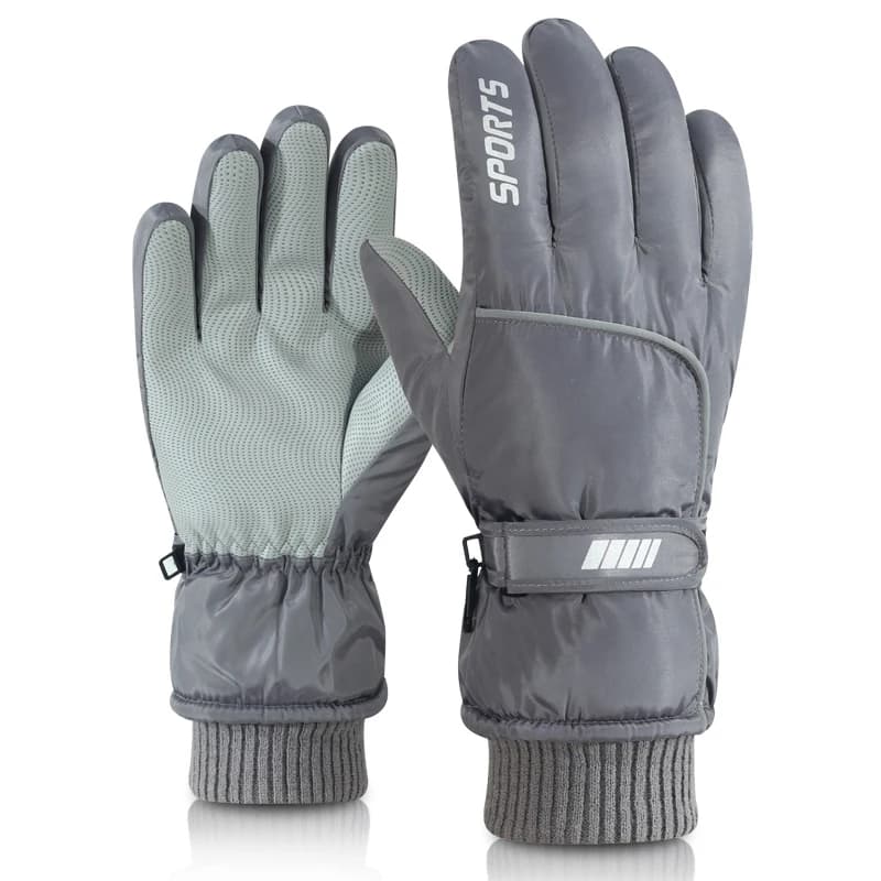 Winter Ski Gloves | Waterproof & Thermal | Touchscreen Motorcycle Riding Gear - Thumbnail 3