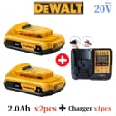 20V 2.0Ah x2 + Charger
