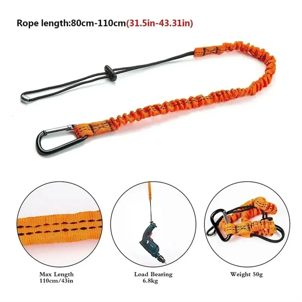 Safety Lanyard | Anti-Fall Tether with Carabiner | Aerial Work & Climbing Gear - Thumbnail 6