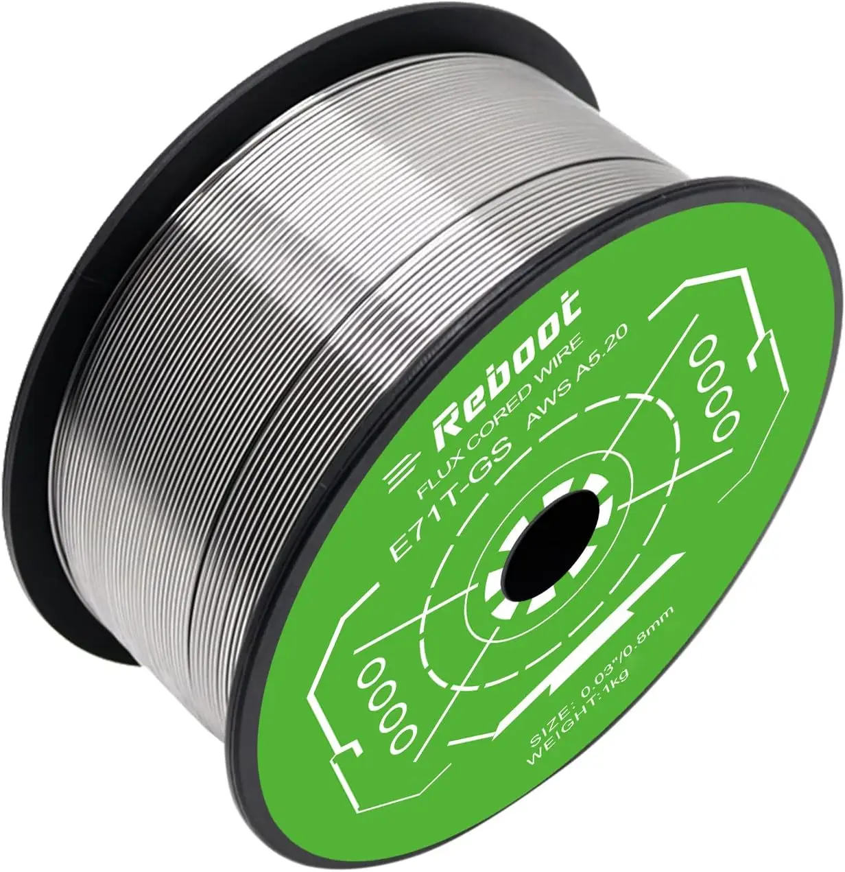 Professional-Grade 0.8mm Gasless MIG Welding Wire | 1kg Self-Shielded Spool for No-Gas Welding - Thumbnail 3