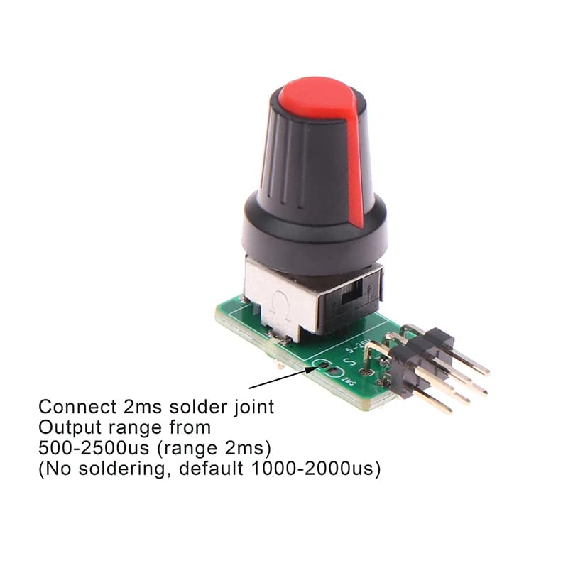 ESC Servo Tester | 3-8V PWM Signal Output | For Brushless Fan Motors & RC Aircraft - Thumbnail 2