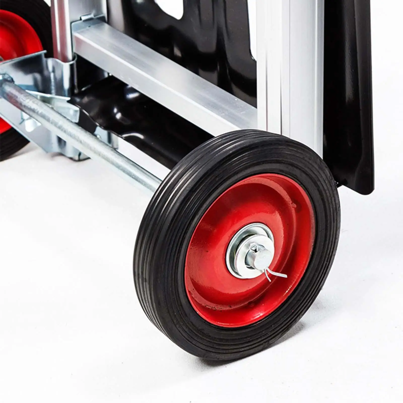 Folding Hand Truck | Heavy-Duty Portable Cart | Space-Saving Utility Trolley - Thumbnail 4