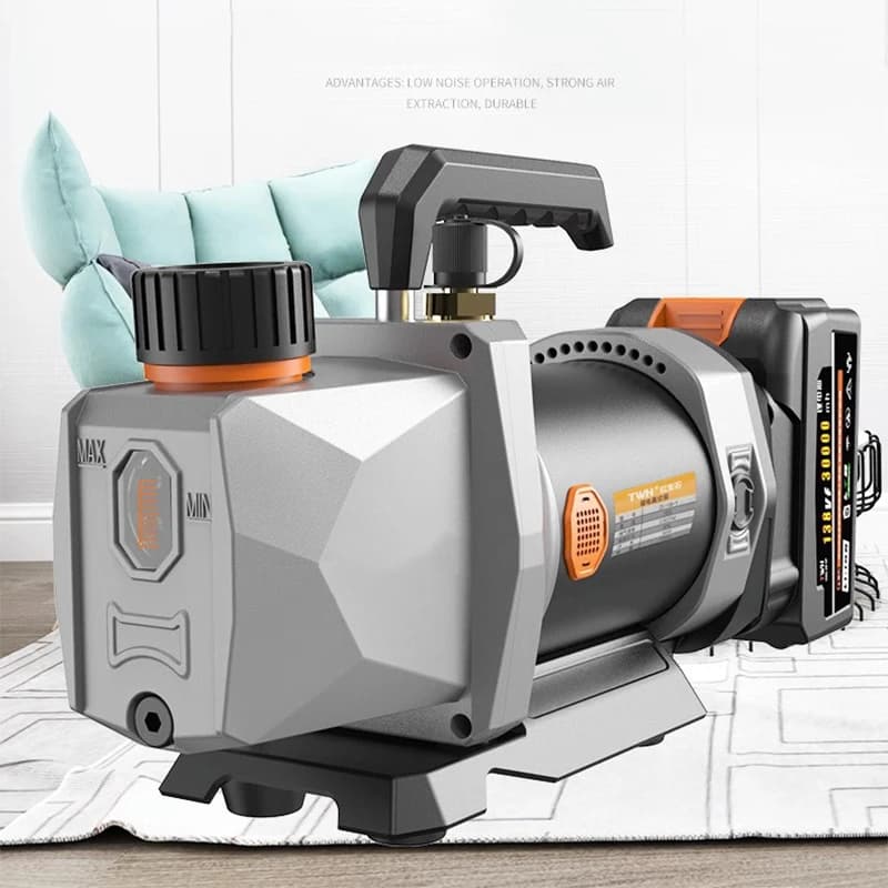 18V Cordless Vacuum Pump | Wireless Refrigerant Charging | HVAC Professional Tool - Thumbnail 3