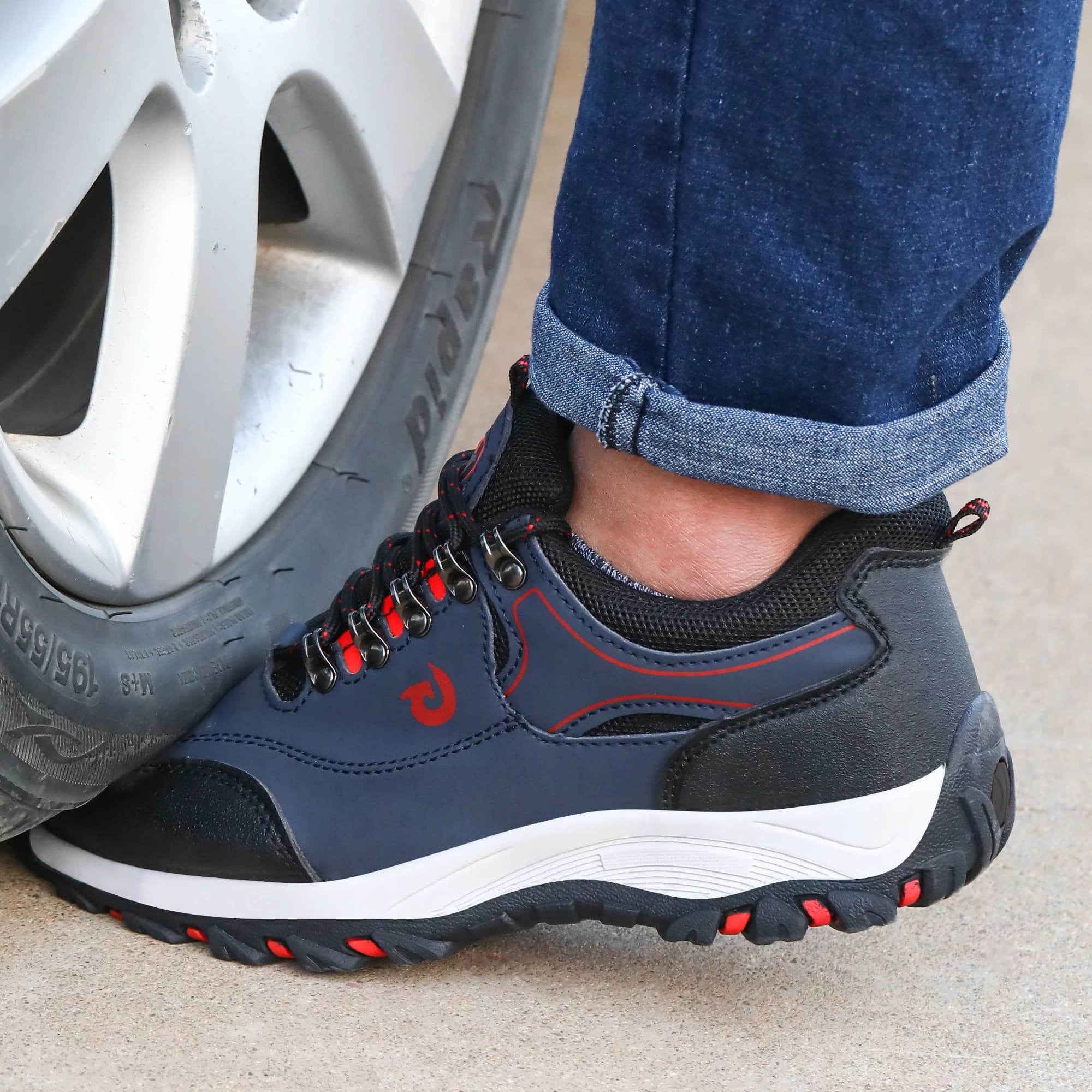 Steel Toe Work Boots | Puncture-Proof Security Shoes | Men's Protective Sneakers - Thumbnail 2