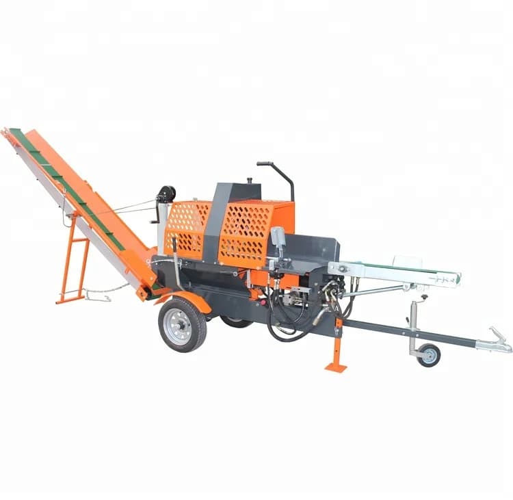 Portable Firewood Saw Machine Diesel Powered Log Cutting Equipment Wood Log Processor for Sale - Thumbnail 3