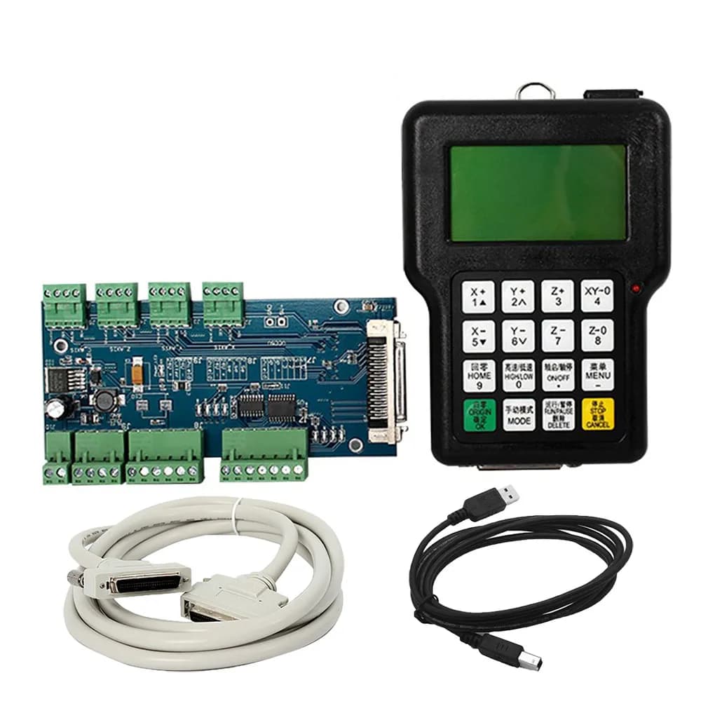 3-Axis Motion Controller | G-Code Compatible CNC Engraving System | DSP-0501 Offline Handheld - Thumbnail 2