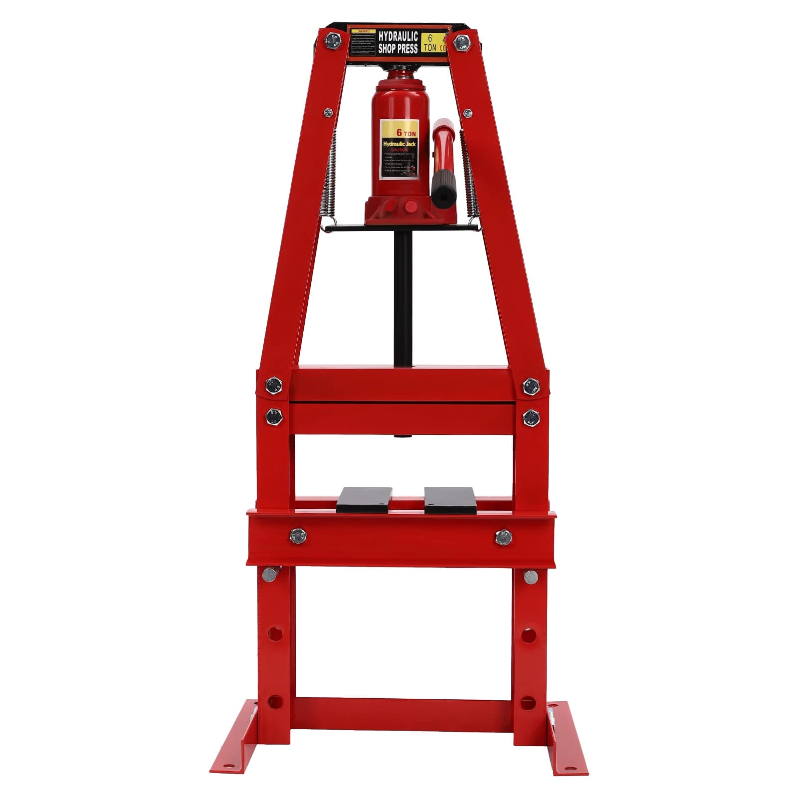 6-Ton Hydraulic Shop Press | Metal Bending, Straightening & Punching | 130mm Stroke - Thumbnail 4