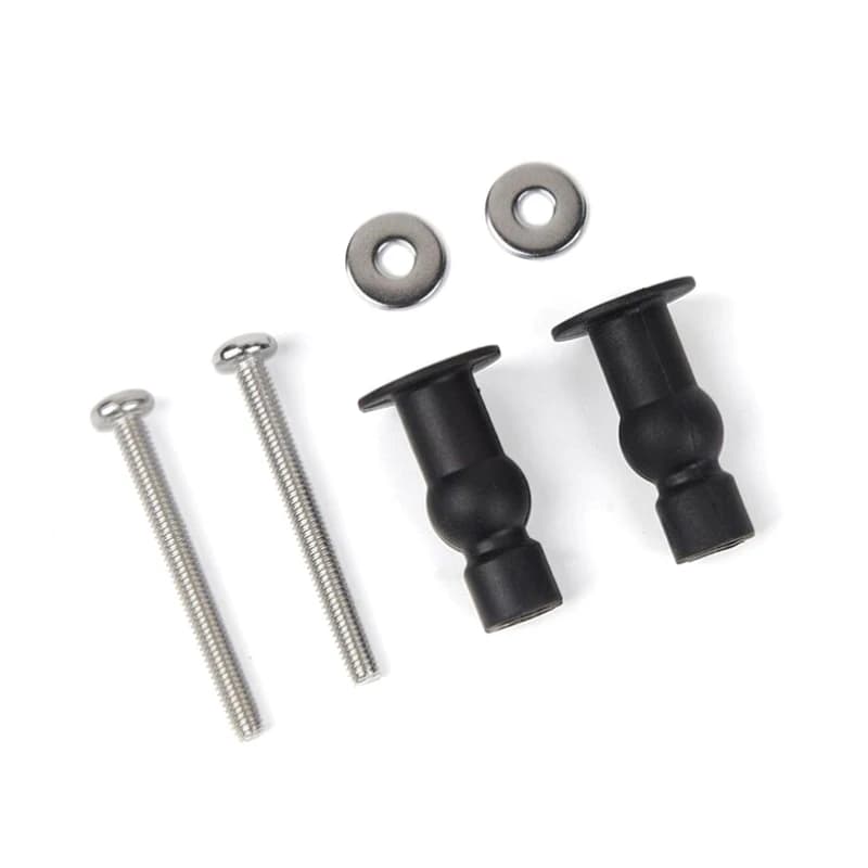 Seat Hinges & Screws | Expanding Rubber Fixings | WC Blind Hole Bathroom Replacement - Image 1