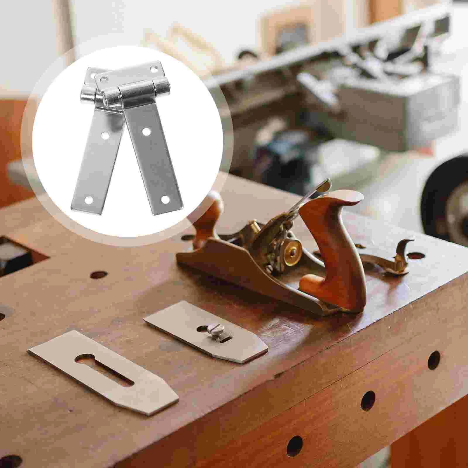 Duty Cabinet Hinge | Galvanized Steel Reinforced | Industrial Furniture Hardware 2pcs - Thumbnail 2