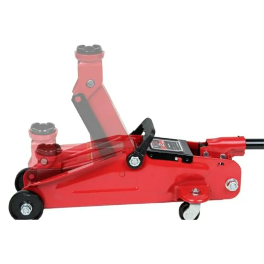 2-Ton Hydraulic Floor Jack | 4000 lb. Capacity with Jack Stands | Garage & Shop Repair - Thumbnail 2