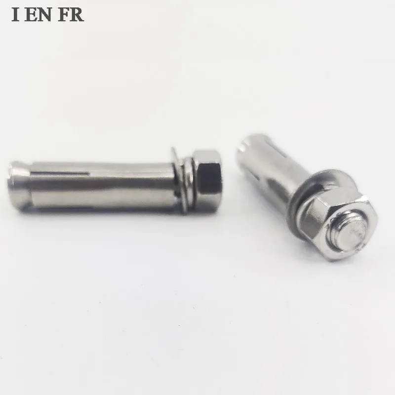 304 Stainless Steel Anchor Bolts | Hexagon Expansion Sleeve | M6-M20 Concrete Screws (1-5pcs) - Thumbnail 5