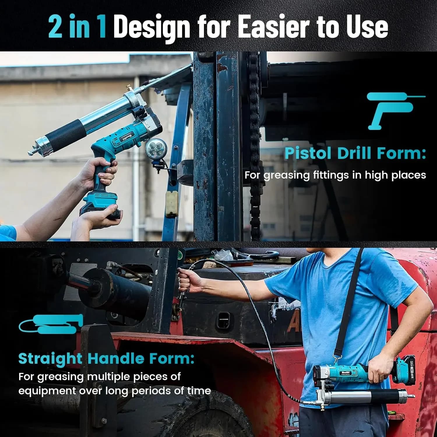 Makita 18V Cordless Grease Gun | 12,000 PSI High-Pressure Lubricator | 5.3oz/min Flow Rate - Thumbnail 6
