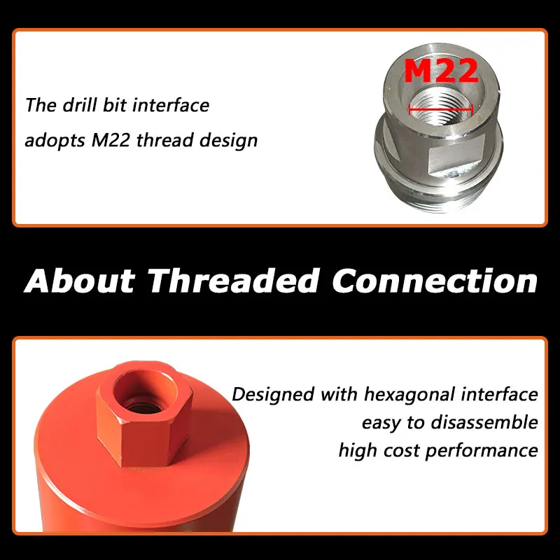 Diamond Core Drill Bit Set | 25-200mm | For Concrete & HVAC Installations - Thumbnail 3