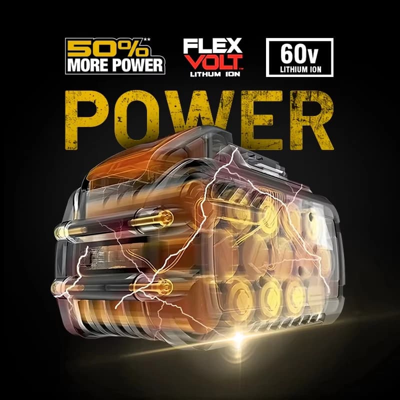 DeWALT 20V/60V MAX FlexVolt Battery | 6Ah & 9Ah High-Capacity | Compatible with DCB609, DCB205, DCB206 - Thumbnail 3