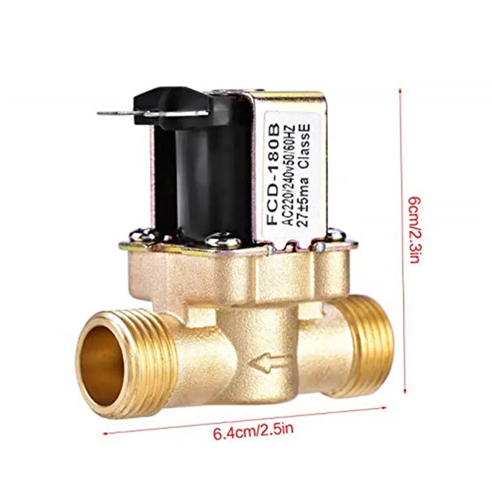 Solenoid Valve | Normally Closed Brass Body | 12V 24V 220V Water Air - Thumbnail 4