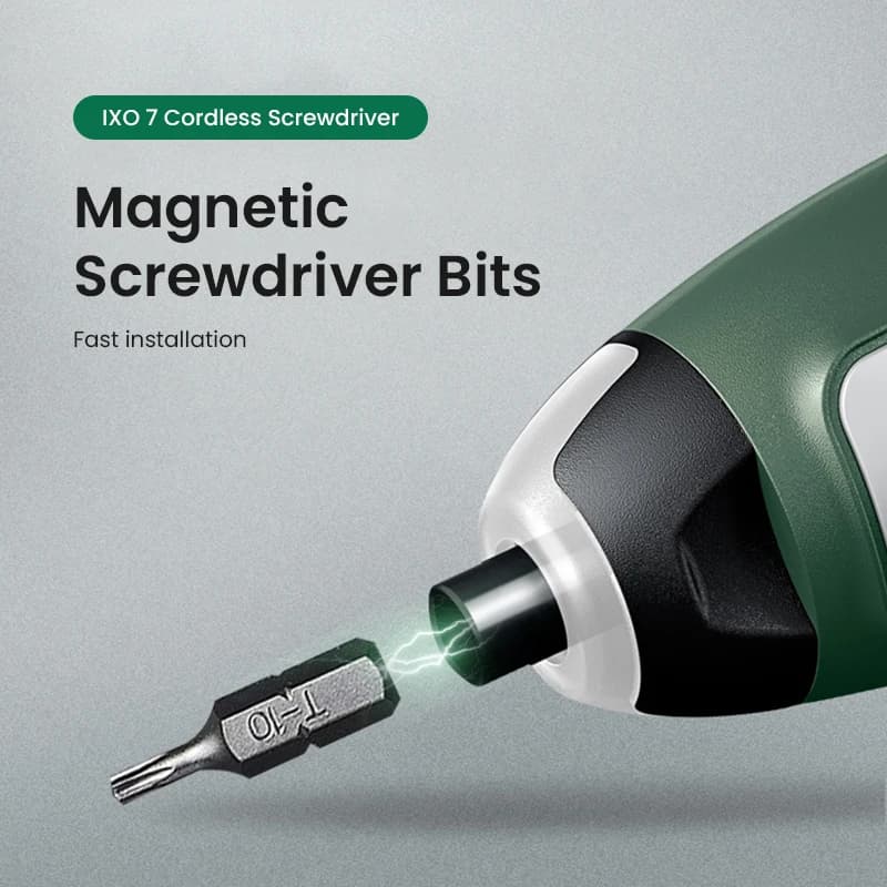 Bosch IXO USB Rechargeable Screwdriver | 3.6V Mini Electric Drill | Portable Multi-Function Tool - Thumbnail 5