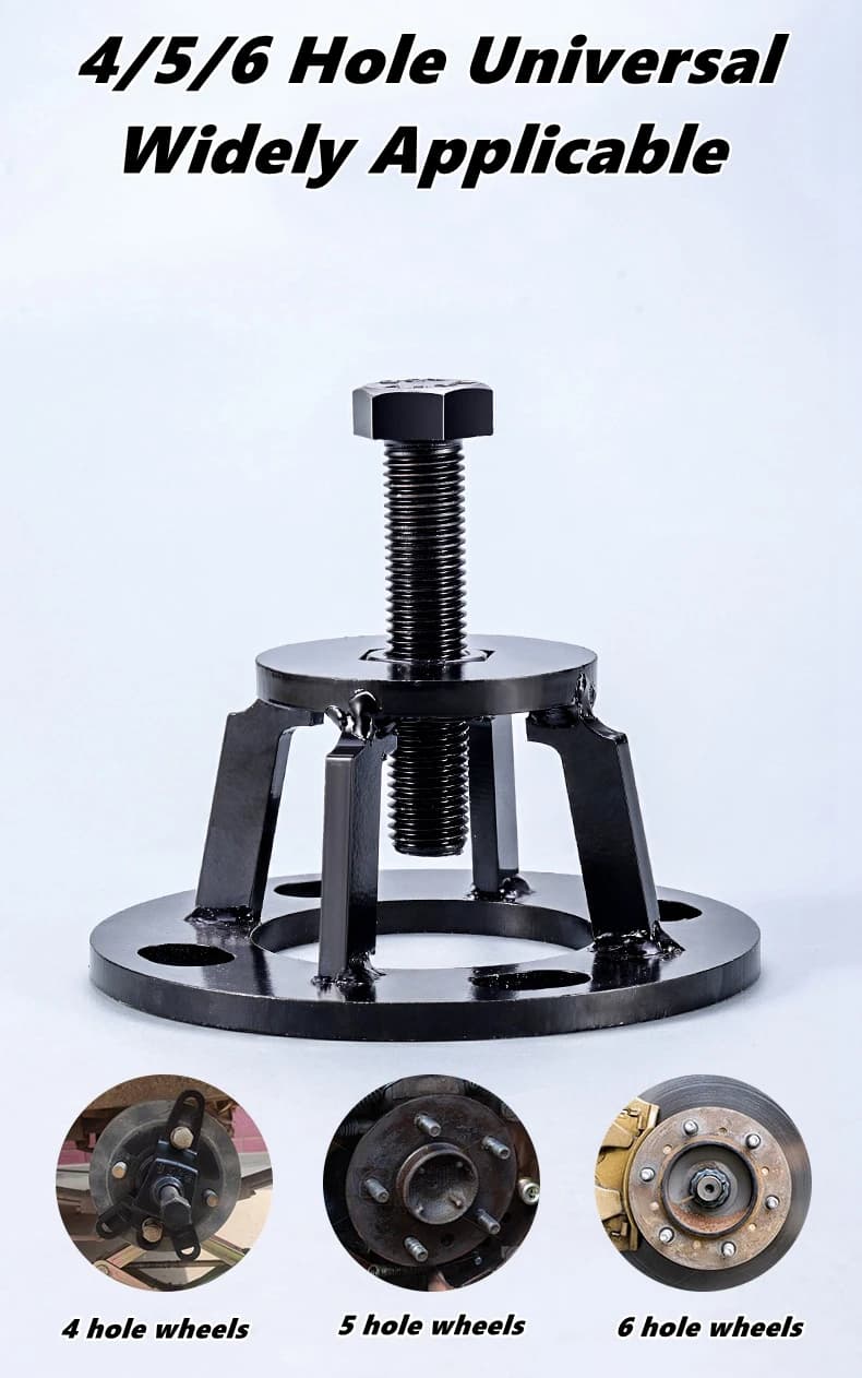 Brake Drum & Hub Puller | Heavy-Duty Automotive Repair Tool for Cars, Trucks & Motorcycles - Thumbnail 4