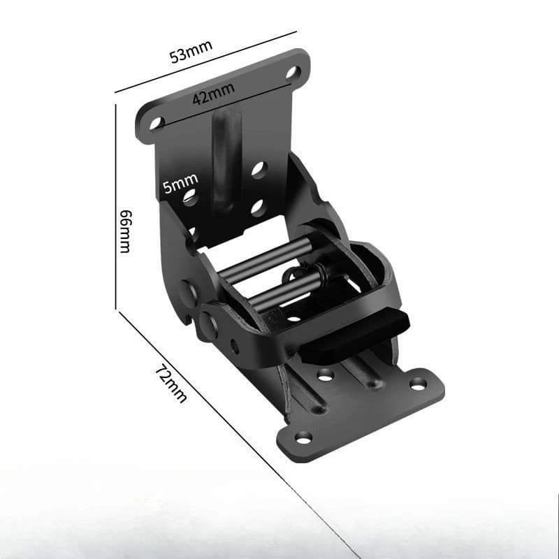 Self-Locking Folding Hinge | 90° & 180° Table Leg Connector | Coffee & Dining Table Foot - Thumbnail 7