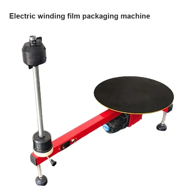 Semi-Automatic T-Type Stretch Wrapper | Industrial Carton Packaging Machine | 220V Operation - Thumbnail 2
