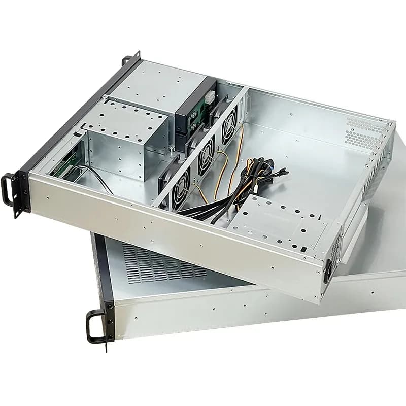 2U Server Chassis | 9-Bay Hot-Swap HDD Rackmount | 550mm Depth for High-Density Storage