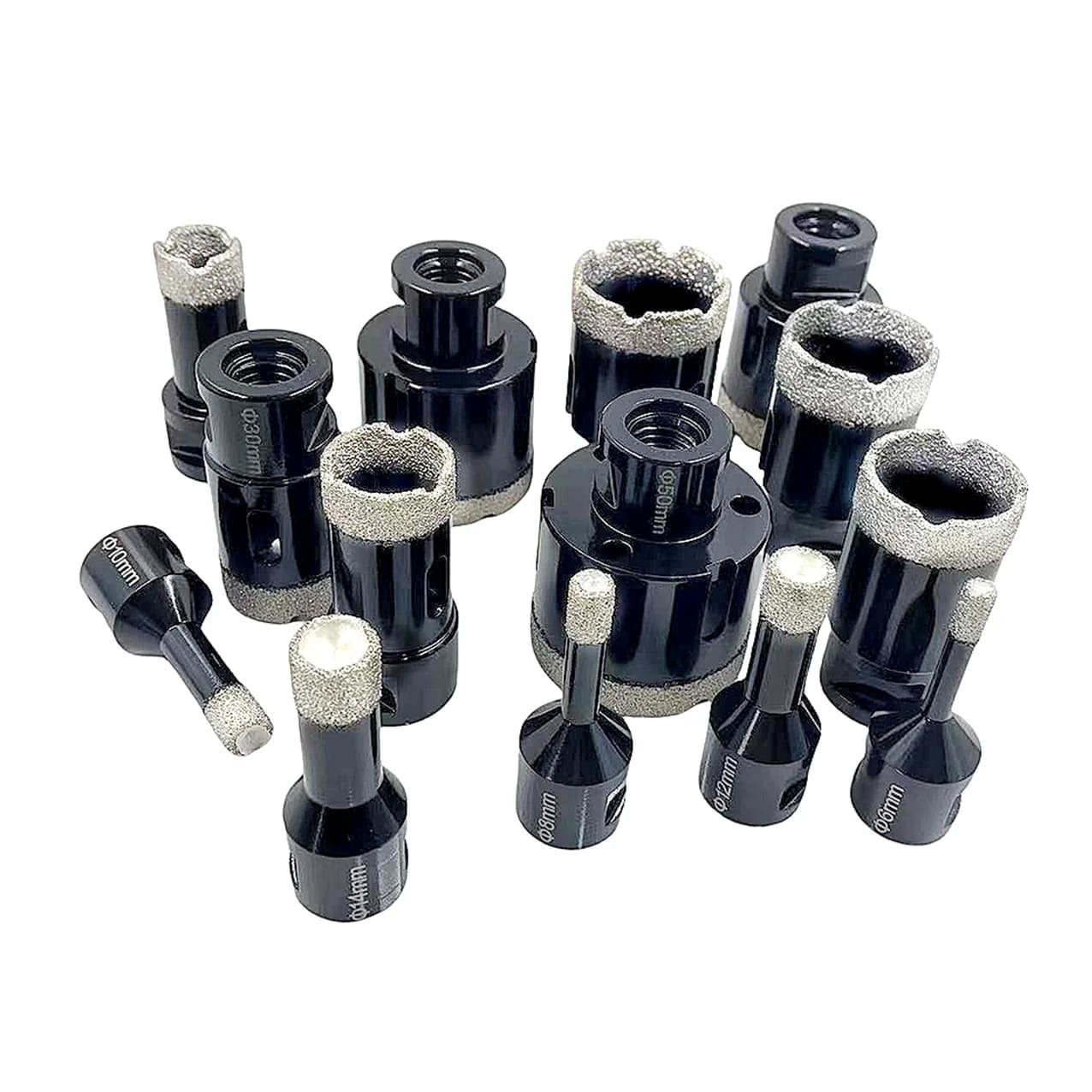 Diamond Core Drill Bit | M14 Thread for Granite, Marble & Tile | Dry Vacuum Brazed Masonry Hole Saw - Thumbnail 6