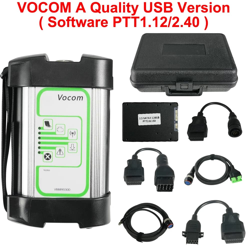 PTT 2.8 Diagnostic Tool | For Volvo VOCOM 1 VOCOM 2 88890300 88890400 | Renault Truck Scanner - Thumbnail 2