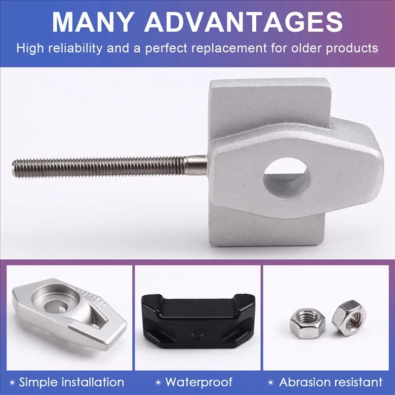450SR Chain Tension Adjuster | AEA6 Baffle Screw | Rear Pull Block - Thumbnail 4