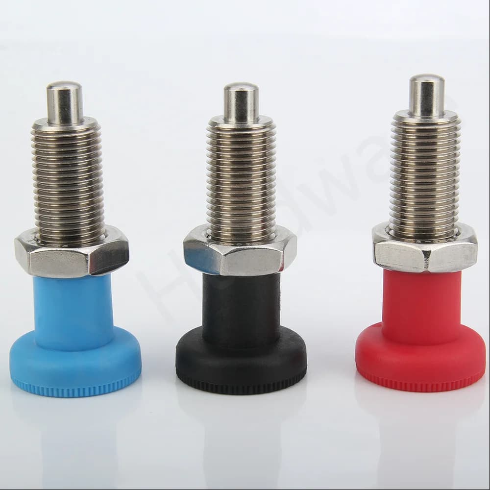 Plunger Lock Pins | Carbon Steel M10 M12 M16 M20 | QX219 Index Return Type Industrial - Thumbnail 3
