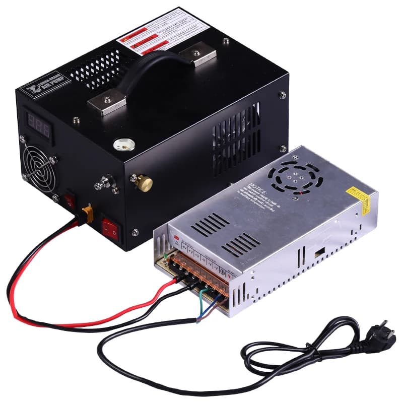 4500psi PCP Air Compressor | 300Bar 12V High Pressure Pump | Airgun & Rifle Inflator - Thumbnail 2