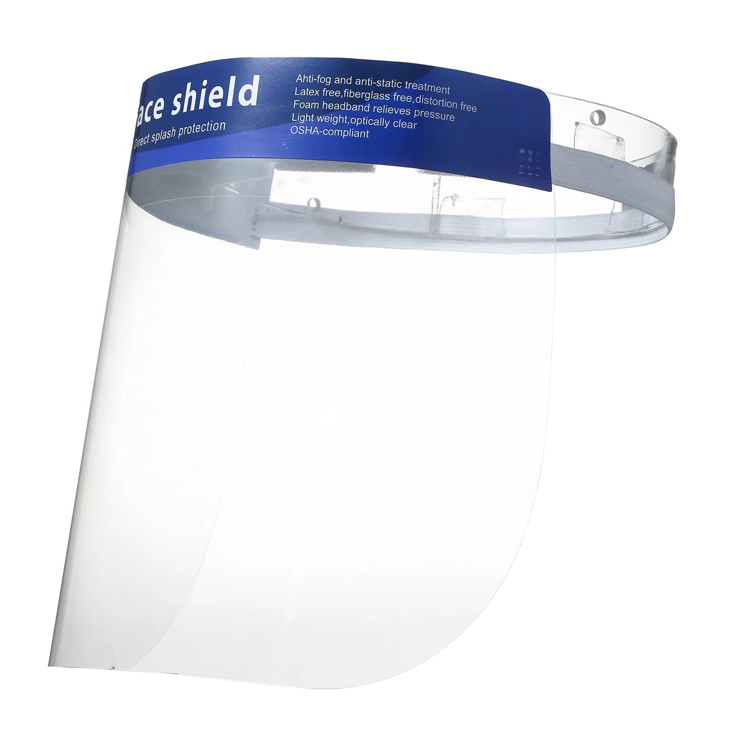 Full Face Shield | 10-Pack | Splash-Resistant Transparent Visor for Safety Protection - Thumbnail 6