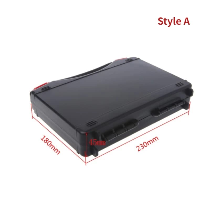 Plastic Toolbox Set | Screw & Hardware Storage | Work Bin Suitcase - Thumbnail 2