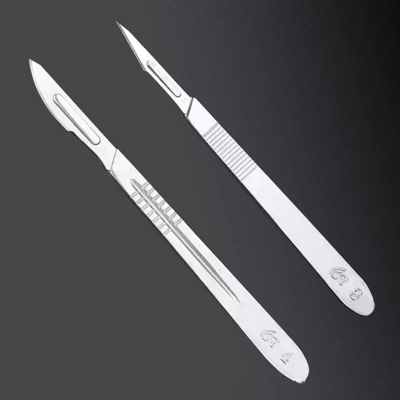 Surgical Scalpel Blades | Sterile Carbon Steel | 20-100 Pack for Precision Cutting & Crafting - Thumbnail 4