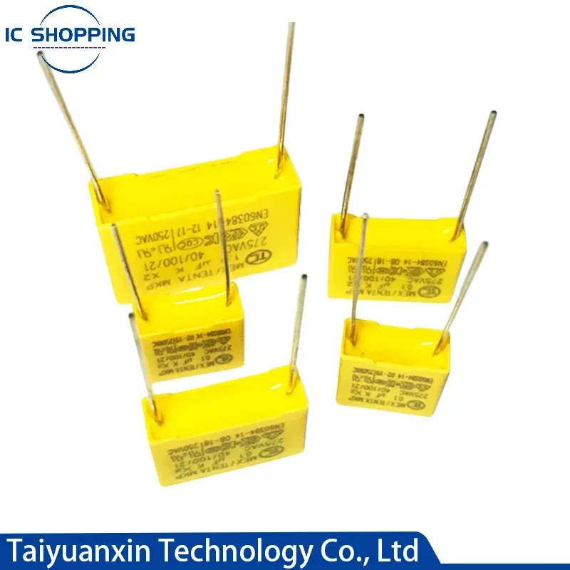 Safety Capacitor Assortment | 0.01µF to 1.2µF | 275VAC Polypropylene Film | EMI Suppression - Thumbnail 3