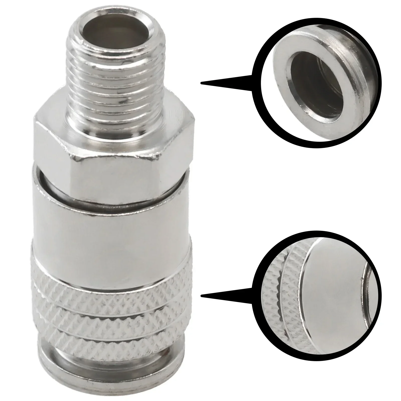 Industrial-Grade 1/4 NPT Quick-Disconnect Coupler | High-Flow Pneumatic Fitting for Air Compressors - Thumbnail 4