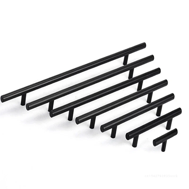 Cabinet T-Bar Handles | 10mm Diameter Stainless Steel | Straight Pull Knobs for Furniture - Thumbnail 2