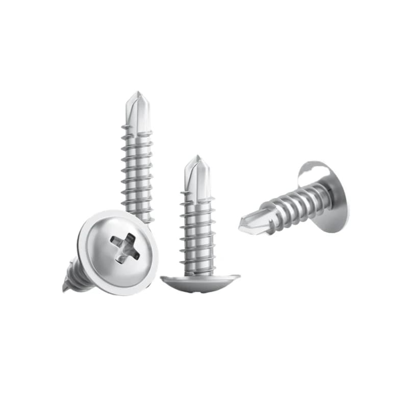 TEK Screws For Metal | #8 Phillips Self-Drilling | 410 Stainless Steel Construction Fasteners - Thumbnail 2