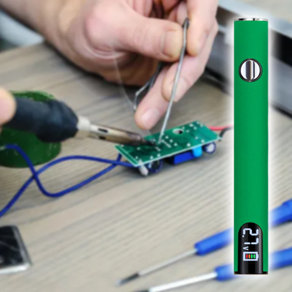Cordless Soldering Iron | 510 Thread Battery | 650mAh USB-C Rechargeable | Micro Welding & Repair Tool - Thumbnail 5