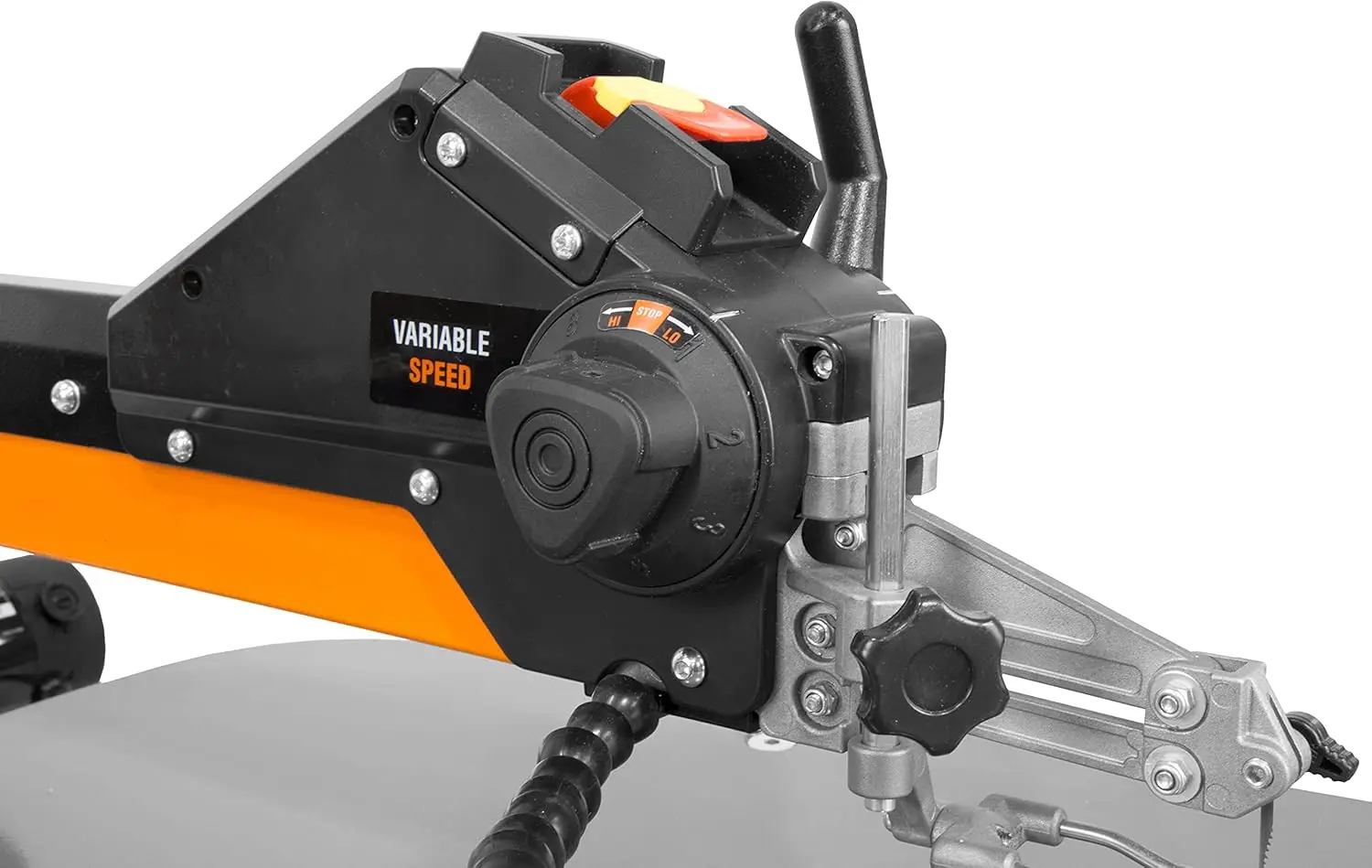 21-Inch Scroll Saw | Variable Speed & Dual-Bevel Table | Precision Woodworking Tool - Thumbnail 7