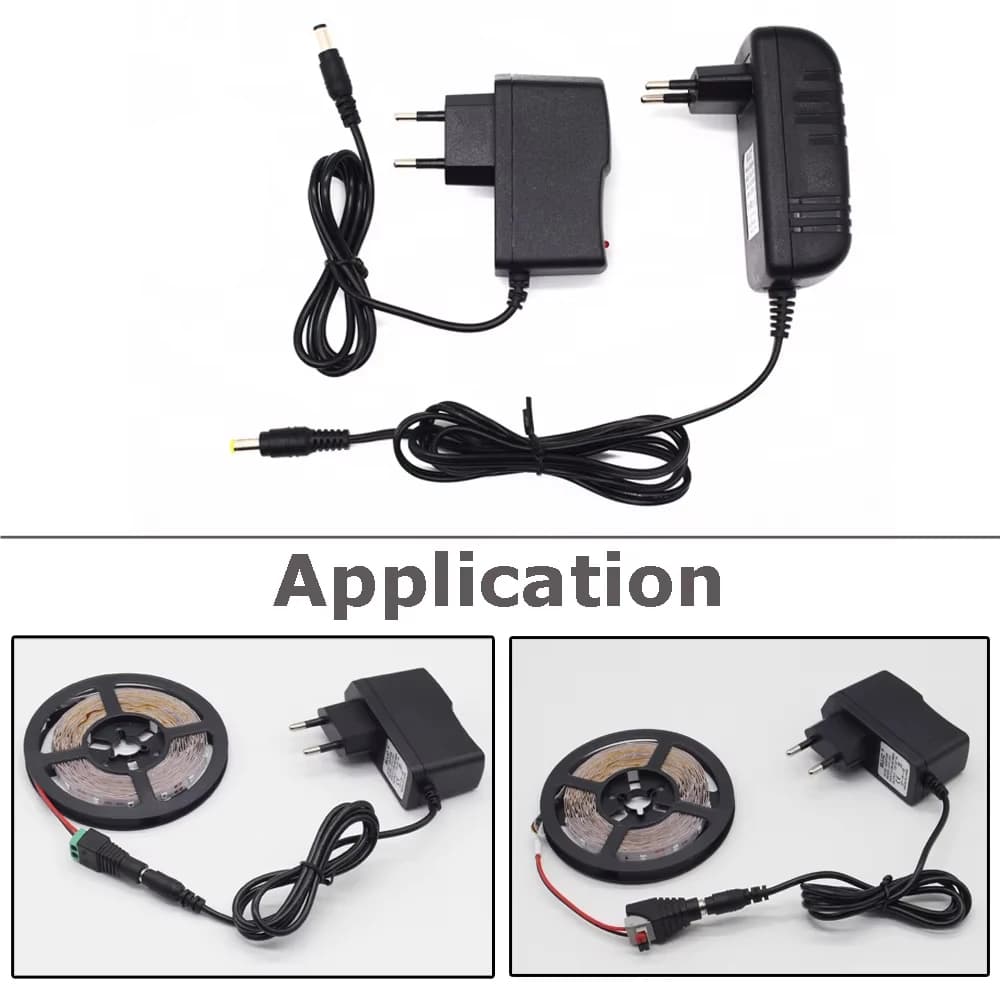 12V DC Power Adapter | 1A-5A LED Strip Driver | AC 110V/220V to 12 Volt Transformer - Thumbnail 6