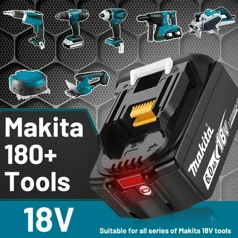 Makita BL1860 18V LXT Replacement Battery | 6Ah High-Capacity | BMS Protection for Power Tools - Thumbnail 5