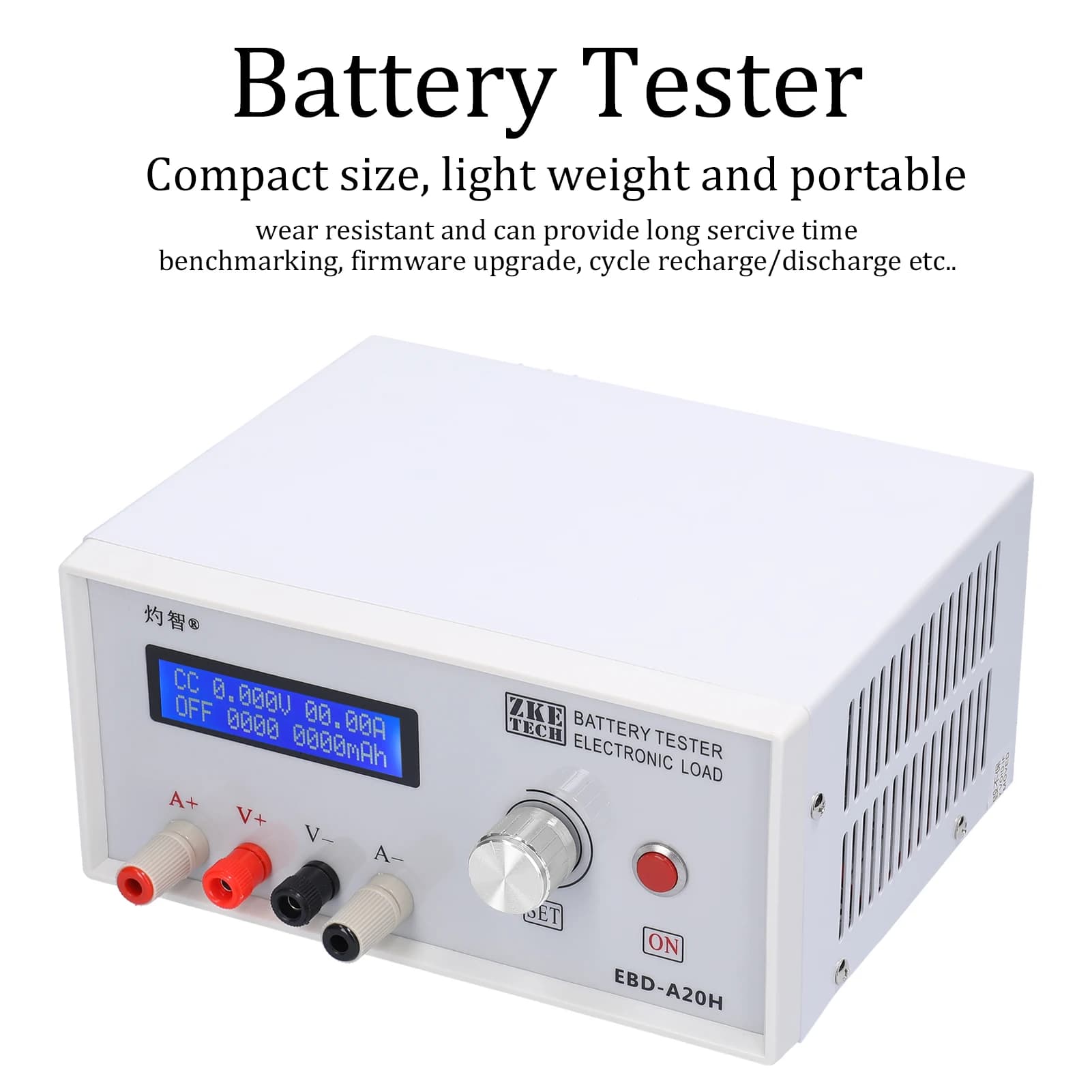 Battery Analyzer & DC Load Tester | EBD-A20H | 30V 20A 200W | PC Software Control - Thumbnail 6