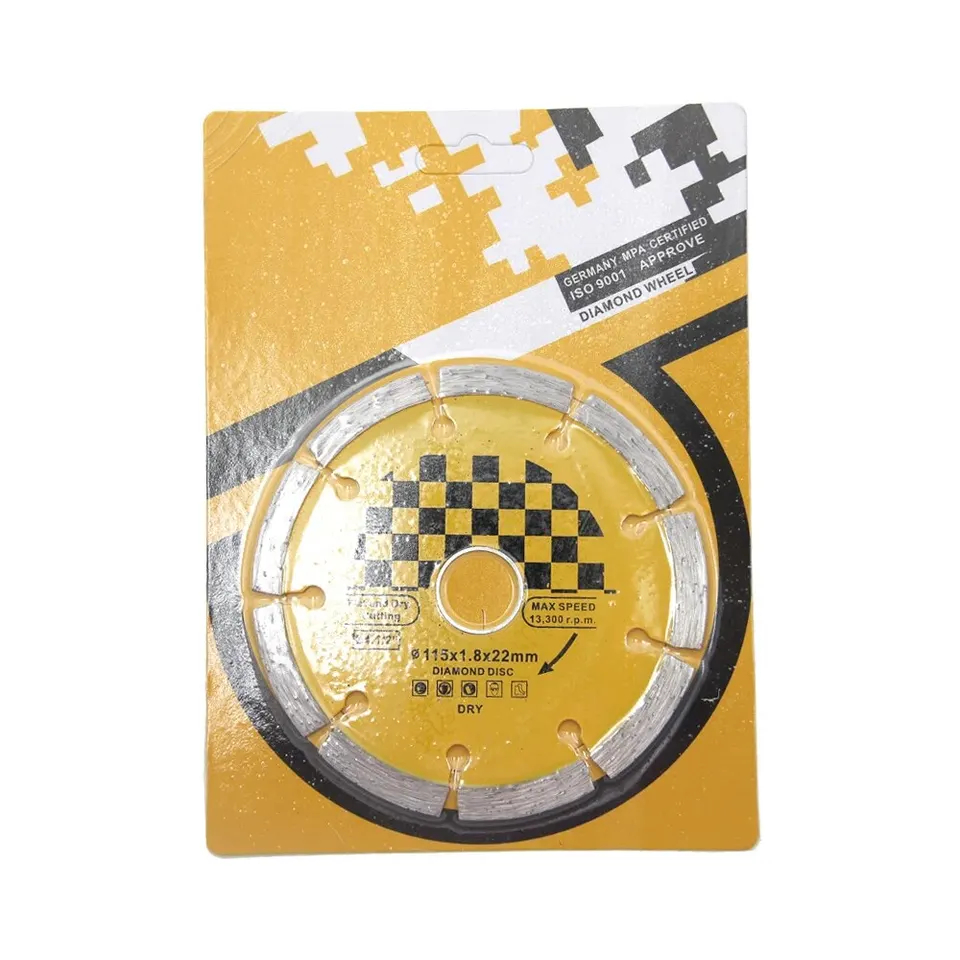 115mm Grooved Diamond Cutting Disc | Dry Blade for Angle Grinder | Concrete - Thumbnail 5