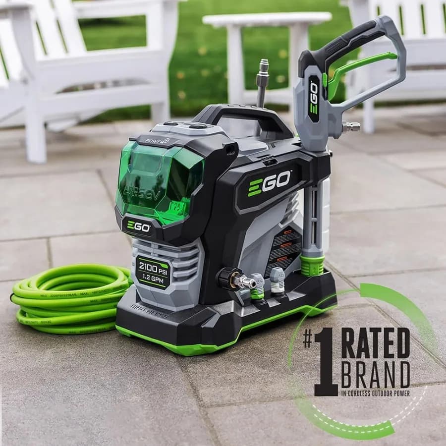 2100 PSI Electric Power Washer | Adjustable Nozzle High-Pressure System | Home & Garden Cleaning - Thumbnail 2