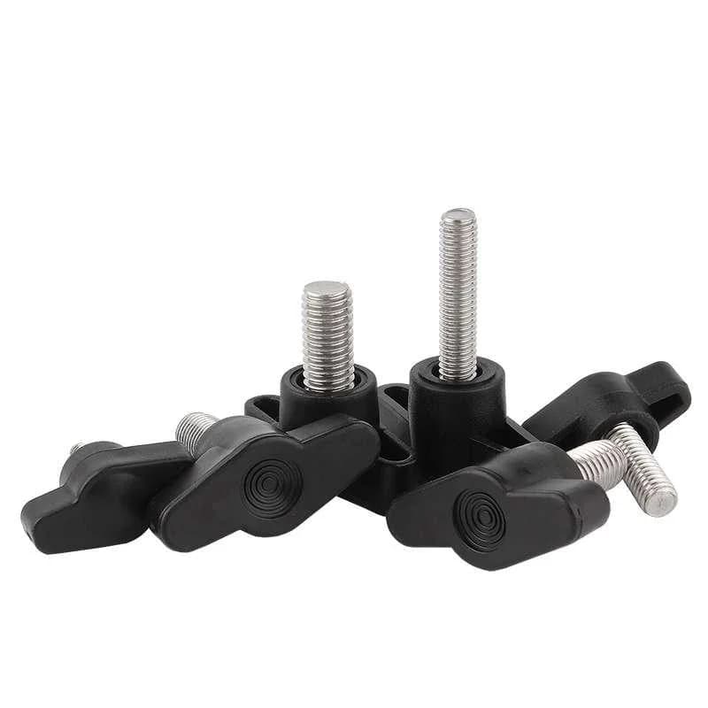 Adjustable Thumb Screws | M4-M8 Stainless Steel Z-Handle | Bakelite Hand Knob - Thumbnail 6
