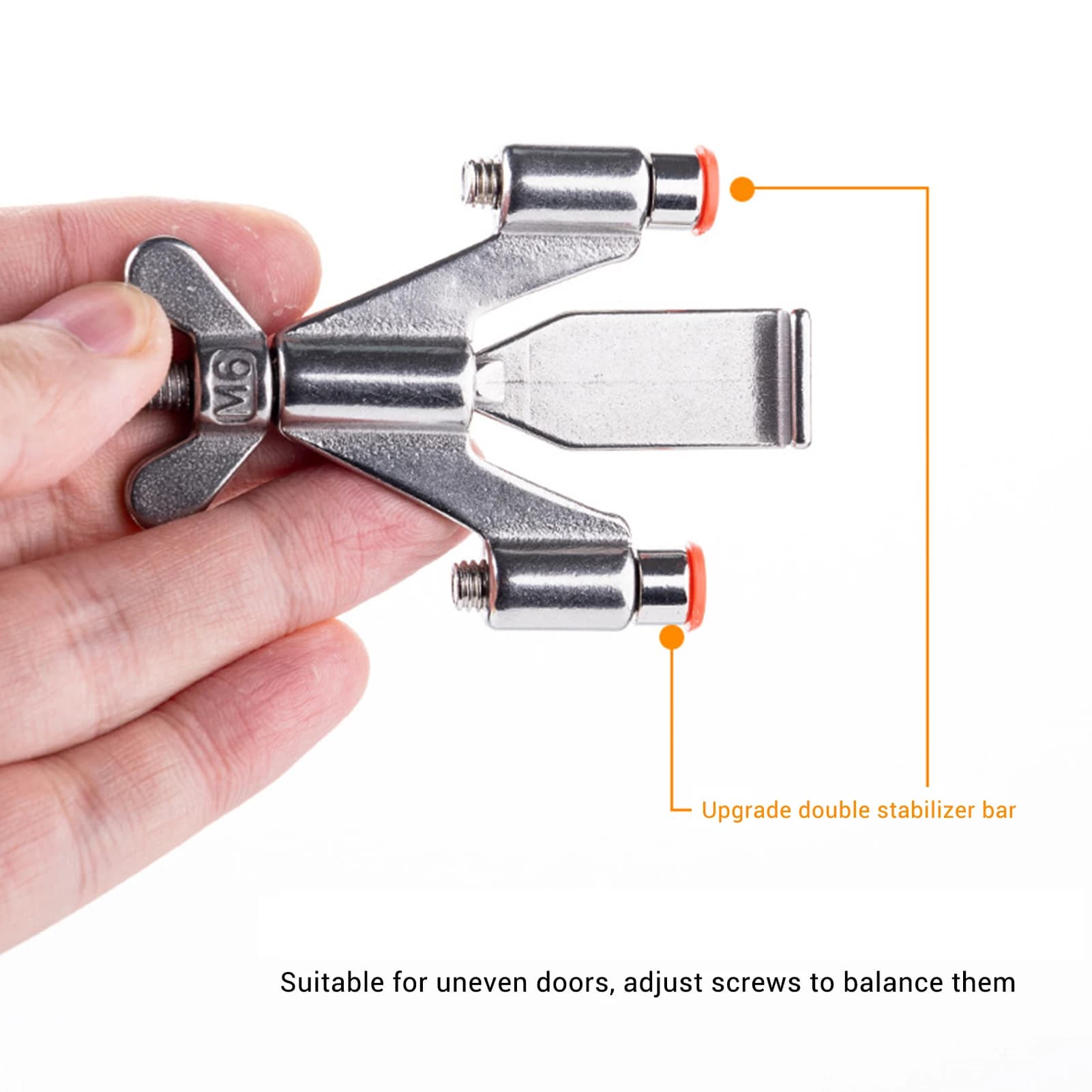 Safety Door Lock | Portable Anti-Theft Latch | Self-Defense for Solo Living - Thumbnail 4